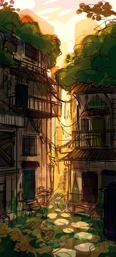 Environment Illustration Process